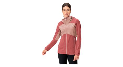 Chaqueta impermeable vaude simony 2.5l iv roja para mujer