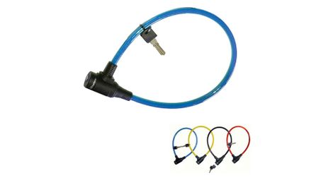 Cable Antivol Vélo 65 cm Câble Clé Extérieur Couleur Aléatoire 8169EURDPRO