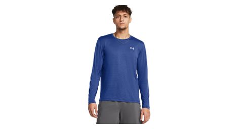 Camiseta de manga larga under armour launch run azul hombre