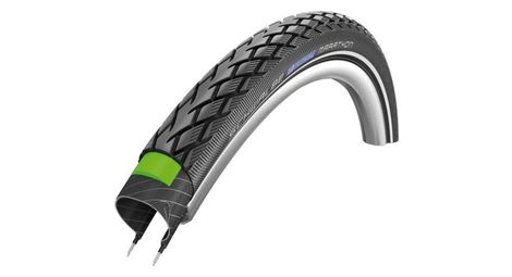 Pneu schwalbe marathon 24 tubetype rigide twinskin endurance greenguard noir