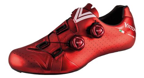 Paire de chaussure route vittoria velar rouge