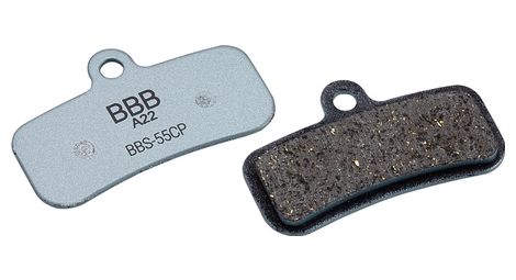 Coppia di pastiglie freno organiche bbb discstop coolfin per shimano saint