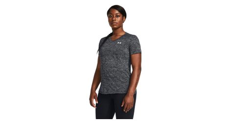 Camiseta de manga corta under armour tech twist black para mujer