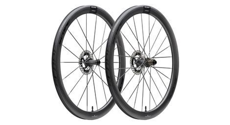 pair of scope artech 4 disc wheels 700mm 12x100 12x142mm centerlock black