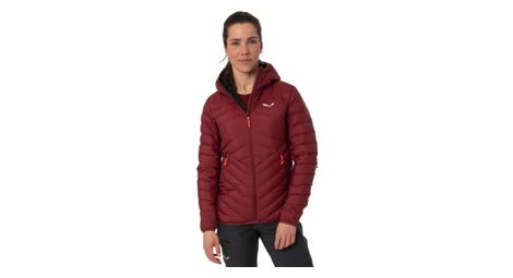 Piumino Salewa Brenta RDS rosso da donna