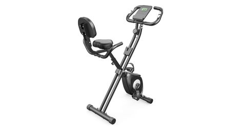 Vélo d’appartement Fitness pliable 4-en-1 magnétique compact Noir