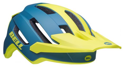 Casco bell 4forty air mips azul mate amarillo hiviz