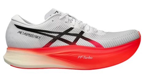 Asics metaspeed sky+ zapatillas running unisex blanco rojo