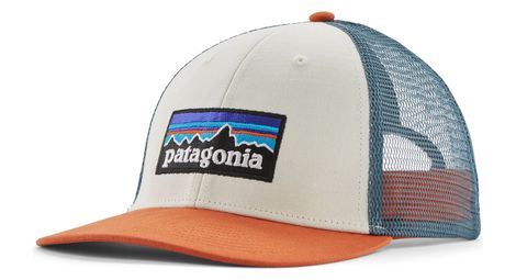 Casquette unisexe patagonia p-6 logo lopro trucker bleu/orange