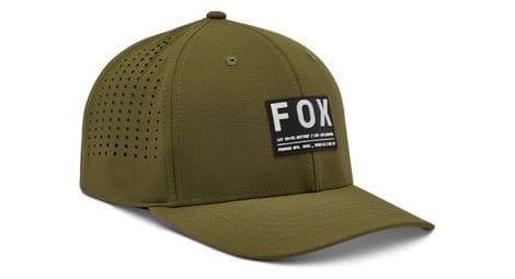 Casquette fox flexfit non stop tech kaki