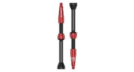 Pack de 2 válvulas tubeless lezyne rojo length 60 mm