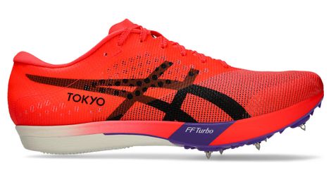 asics metaspeed ld le 2 red purple unisex track amp field shoes