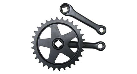 Pédalier en acier avec axe carré mijnenpieper speed 36 t