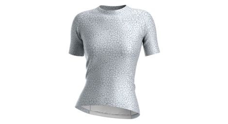 Maillot femme adicta lab quartz wmn tech s s blanc bleu