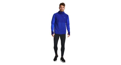 Haut thermique under armour qualifier elite cold bleu 