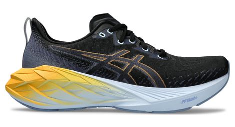 Asics novablast 4 running shoes black blue 41.1/2