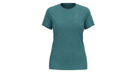 T shirt trail running femme odlo x alp performance wool 115 bleu
