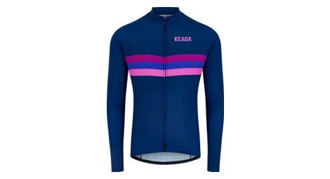 Maillot de cyclisme à manches longues pour femmes - coucher de soleil