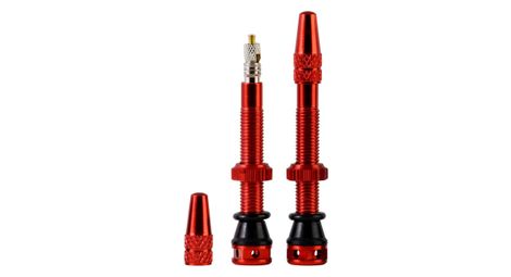 Valves tubeless sb3 mkii 44 mm aluminium rouge