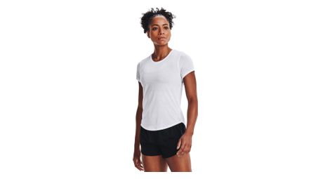 T-Shirt Running Under Armour Streaker Blanc Femme
