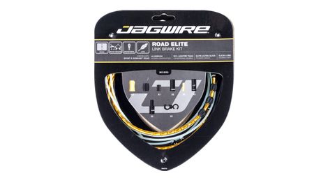 Kit câble et gaine route jagwire road elite link pour freins or