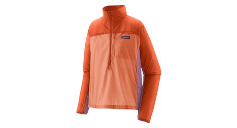 Veste Coupe-Vent Patagonia Houdini Stash 1/2 Zip Orange Femme