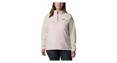 Columbia benton springs 1/2 zip fleece sweatshirt rosa