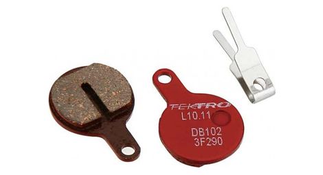 Plaquettes de frein l10.11 - lyra - la paire - rouge (ba4021-organic)-(part's pshimorg)