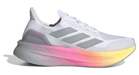 Scarpe da corsa adidas ultraboost 5x donna bianco/rosa/arancione