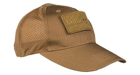 Casquette base ball filet coyote miltec