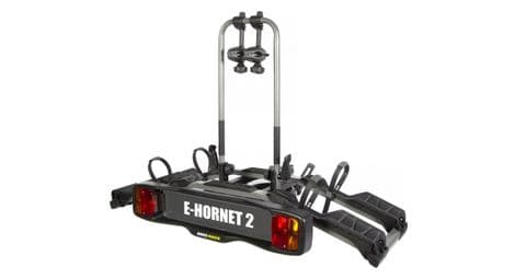 Buzz rack portabicicletas de enganche e-hornet 2 7 clavijas - 2 bicicletas (compatible con e-bike) negro