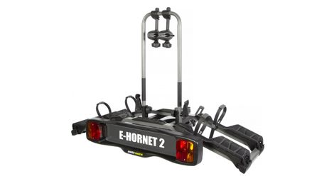 Buzz rack e-hornet 2 towbar bike rack 7 pins - 2 bikes (e-bike compatible) black