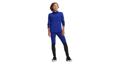 Haut thermique femme under armour qualifier elite cold bleu 