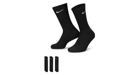 Calcetines nike everyday cushioned unisex negros (x3)