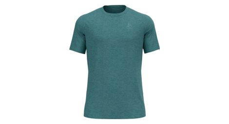 T-shirt trail running odlo x-alp performance wool 115 bleu