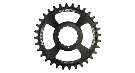 Plateau Direct Mount Burgtec Cinch Thick Thin 3 mm Offset Noir