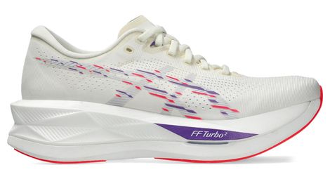 asics sonicblast women s running shoes in white purple