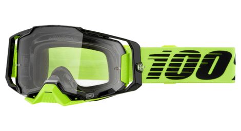 Masque 100% Armega Neon Yellow/Verre Clear