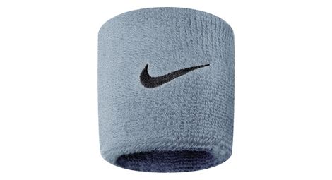 Muñequeras nike swoosh gris (par)