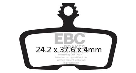 Ebc - plaquettes de frein avid code 2011-2012 métallique