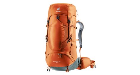 Mochila de senderismo deuter aircontact lite 40 + 10 naranja