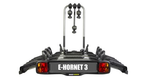 Buzz rack portabicicletas de enganche e-hornet 3 7 clavijas - 3 bicicletas (compatible con e-bike) negro