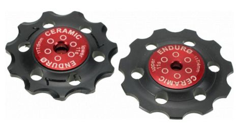 Enduro bearing-jockey wheel set cer  hybrid cxsram910 or 11 speedred