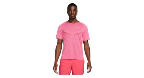 Maillot manches courtes nike techknit rose homme