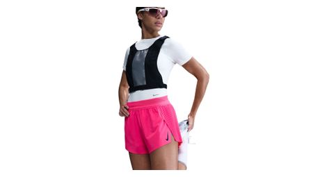 Pantalón corto nike aeroswift 3in pink split, mujer