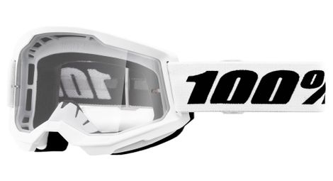 Masque 100% Strata 2 White/Verre Clear