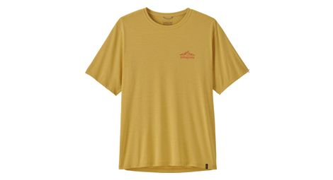 T-Shirt Patagonia Cap Cool Daily Cloud Crag Jaune Homme