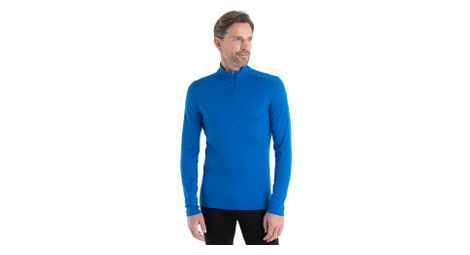 Baselayer icebreaker 1 2 zip merinos 200 oasis bleu