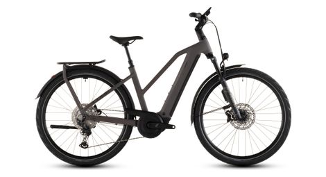 Bicicletta elettrica Cube Kathmandu Hybrid EXC 800 Trapeze Shimano Deore XT 12V 800 Wh Bosch 120 Nm 700 mm Marrone Cedar Cromo 2026