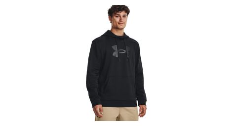 Under armour fleece big logo hoody negro hombre